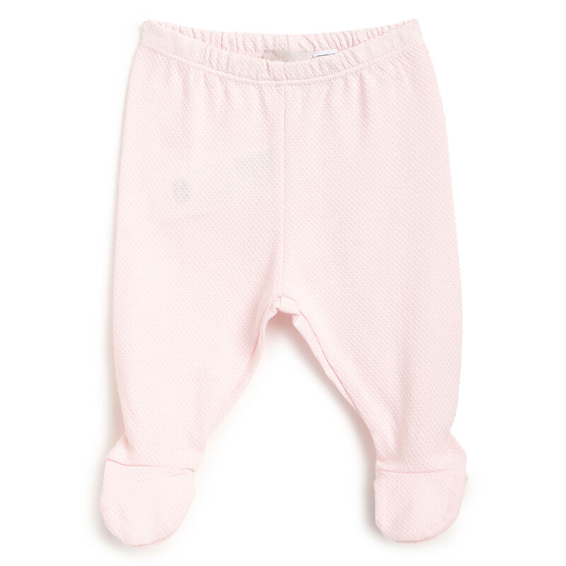 Girls Light Pink Applique Outfit with Leggings image number 2